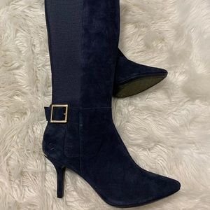 New Navy Calvin Klein heeled boots